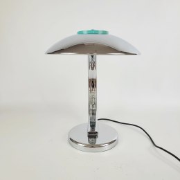 Chromowana lampa stołowa, Niemcy, lata 80.