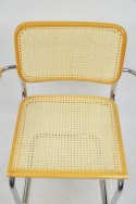 Krzesło z podłkietnikami insp. M. Breuer, lata 70