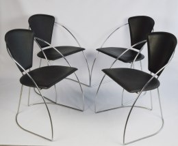 Komplet krzeseł Arrben, Włochy, lata 70
